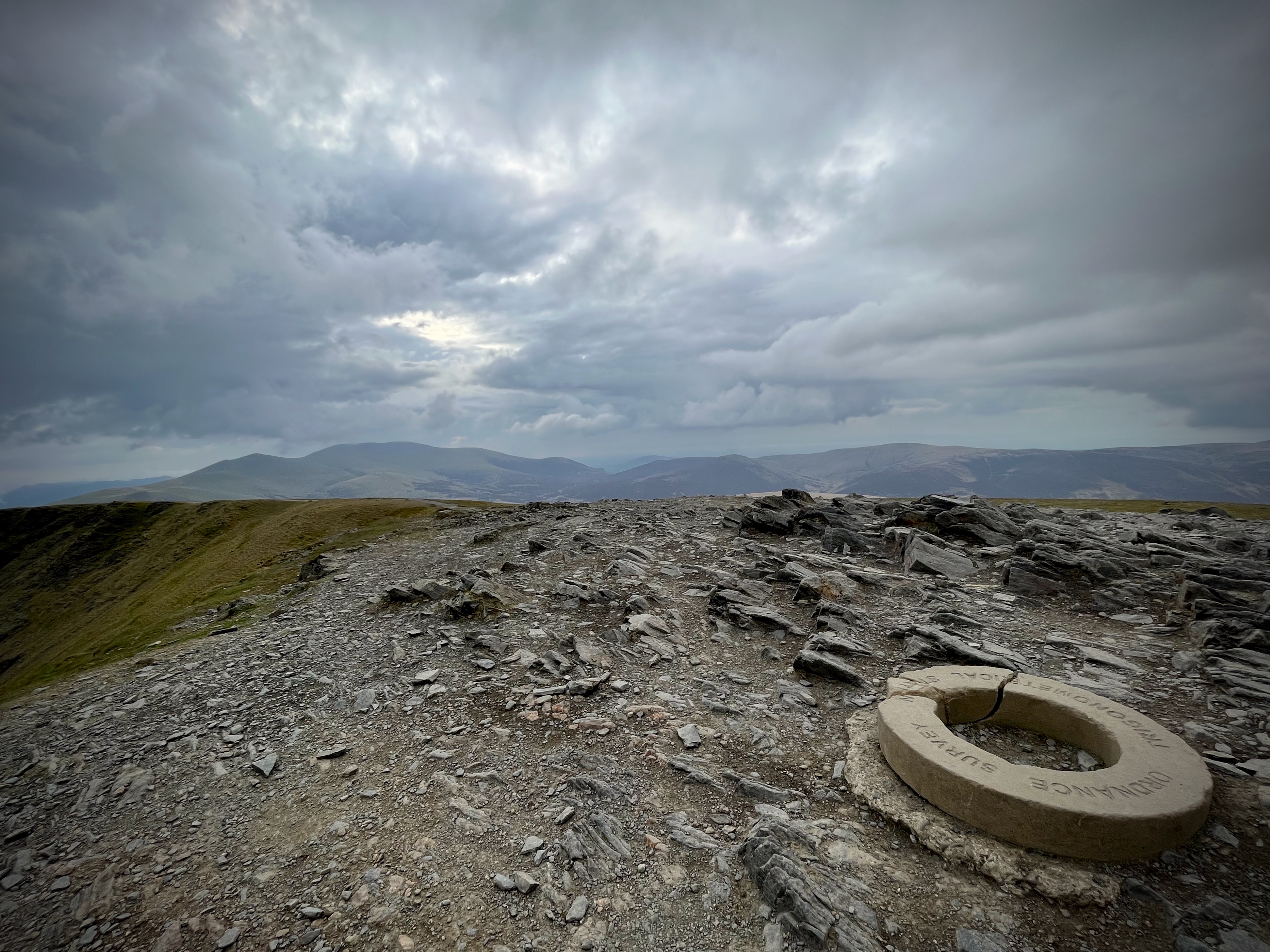 The summit of Blencathra.