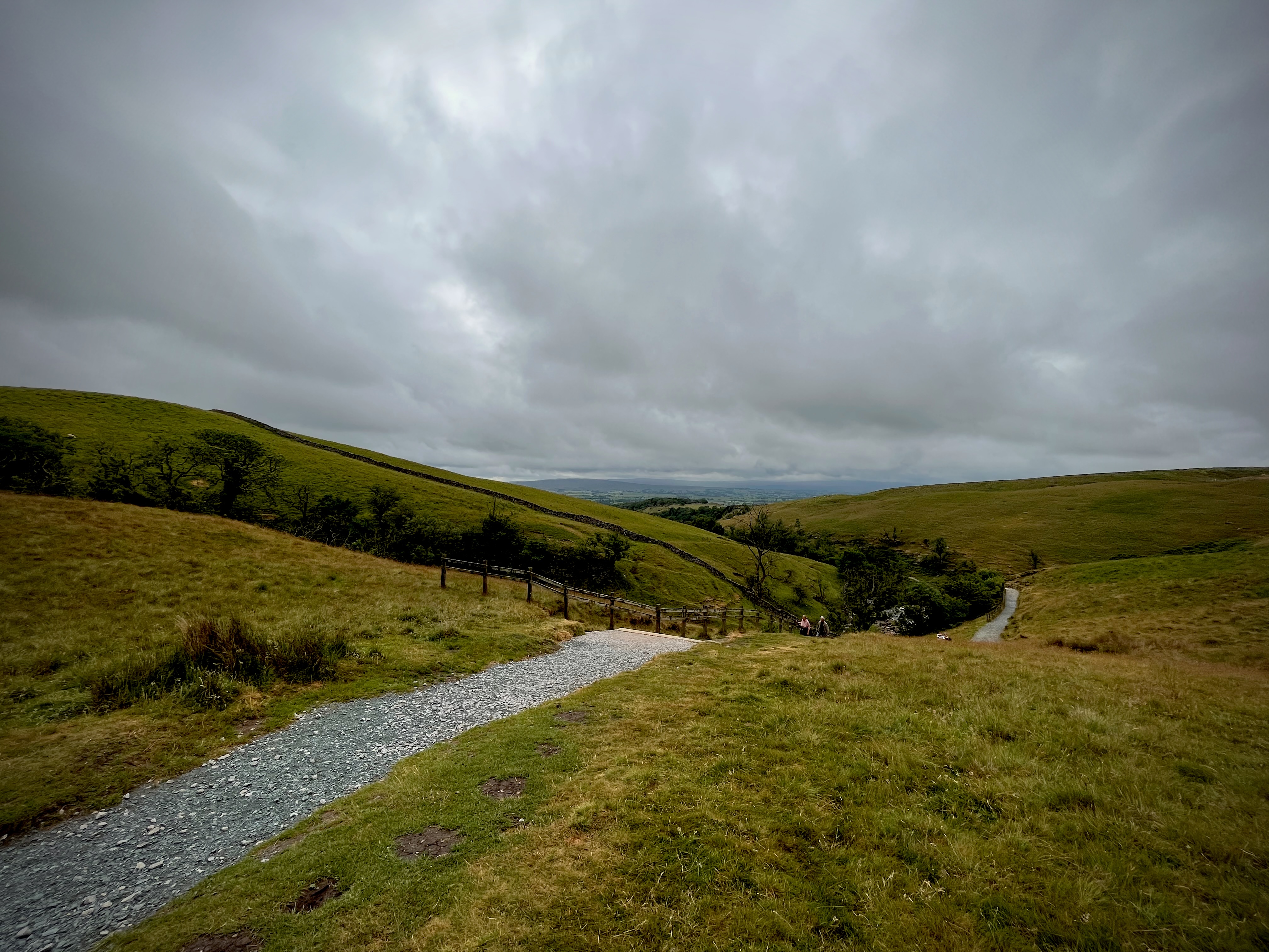 The view near Thornton Force on the Ingleton Waterfalls Trial.