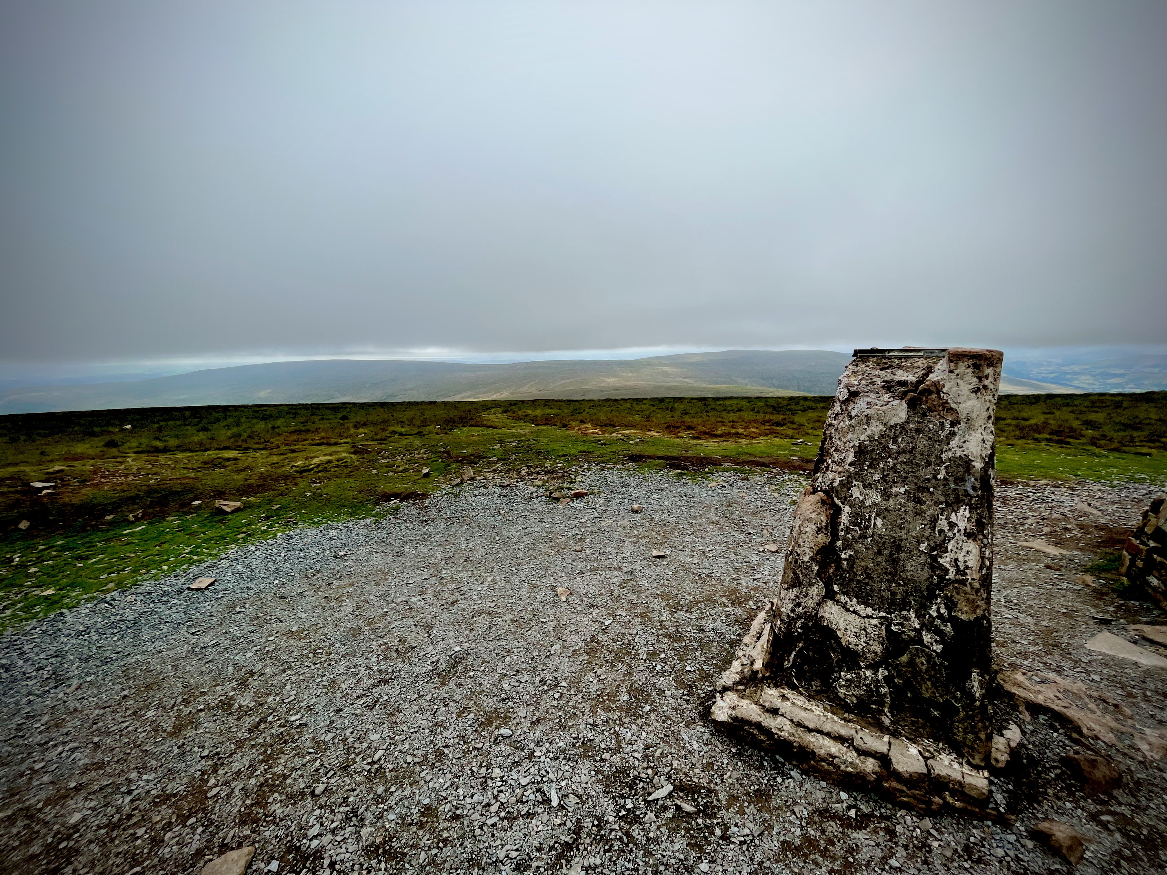 Whernside trig point.