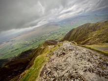 The ridge of Halls Fell, Blencathra.